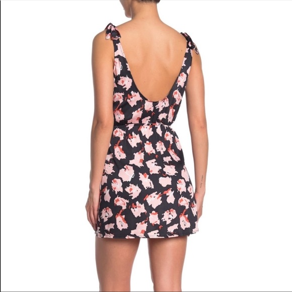 The Bikini Lab - black and pink multi beach coverup - NWT - size L - Picture 2 of 6